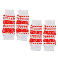 Hohopeti 4pcs Dog Leg Protectors Puppy Socks Long Leg Warmers Dog Elbow Protector Dog Leg Warmer Dog Leg Cover Dog Sleeves Dog Paw Socks Small Dog Outfits Dog Leg Protect Brace Dog Set Pet