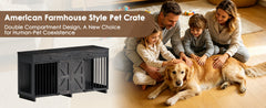 Dog Crate TV Stand with Storage
