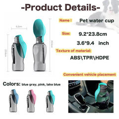 800ml Leakproof Dog Drink Bottle