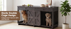 Dog Crate TV Stand with Storage