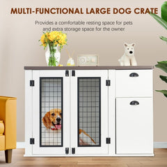 Dual Door Designer Dog Kennel