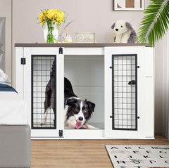 Dual Door Designer Dog Kennel