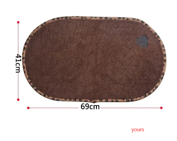 Pet Mealtime Mat, Slip-Resistant & Easy Clean