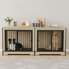 Two-Room Furniture Dog Crate
