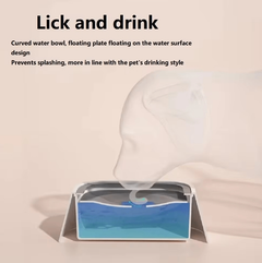 Splash-Free Pet Water Bowl