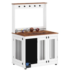 Graffiti Style Dual-Door Dog Kennel