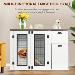 Dual Door Designer Dog Kennel
