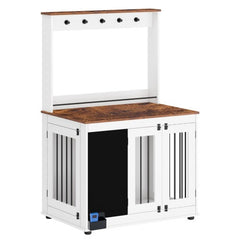 Graffiti Style Dual-Door Dog Kennel