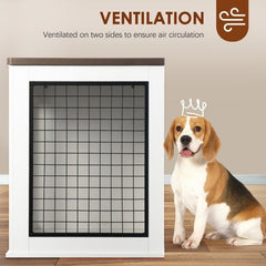 Dual Door Wooden Dog Kennel