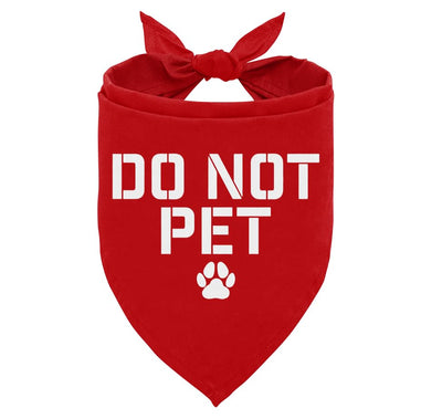 Do Not Pet Service Dog Bandana