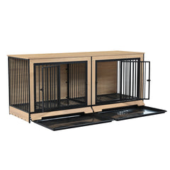 Two-Room Furniture Dog Crate