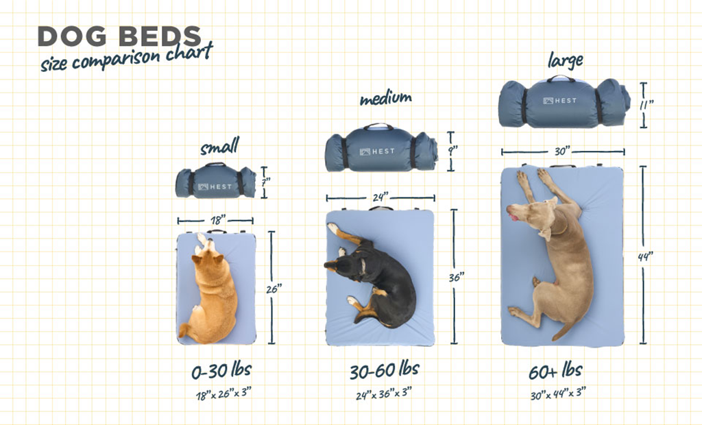 HEST Memory-Foam Dog Bed