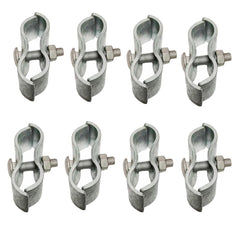 Fence Panel Clamps for 1-3/8" Dog Kennels - 8 Set