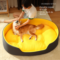All-Season Universal Pet Bed with Easy-Clean Cover