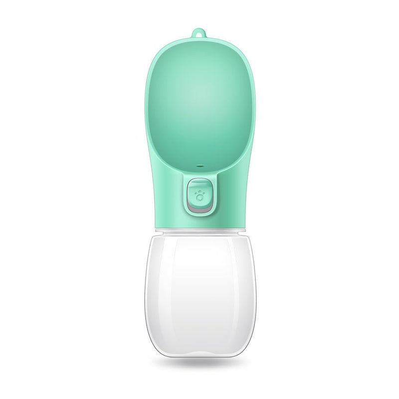 Goodiepet Portable Dog Water Bottle | Leak-Proof Dog Water Dispenser for Travel Outdoor (Green 12oz)
