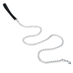 Coastal Pet Titan Chain Dog Leash with Comfortable Handle - Durable Metal Dog Leash - Heavy-Duty Dog Leash for Puppies & Dogs - Quality Dog Supplies - Black 4 mm x 6