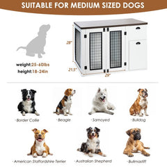 Dual Door Designer Dog Kennel