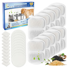 Cunina 8-Pack Dog Water Fountain Filters