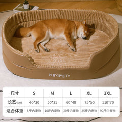 All-Season Universal Pet Bed with Easy-Clean Cover