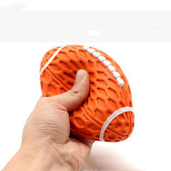 Chew-Proof Playtime Rugby Toy for Dogs