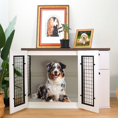 Dual Door Designer Dog Kennel